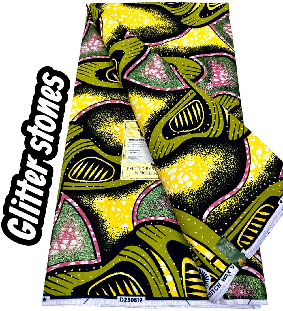 Yellow, Black & Pink Geometric