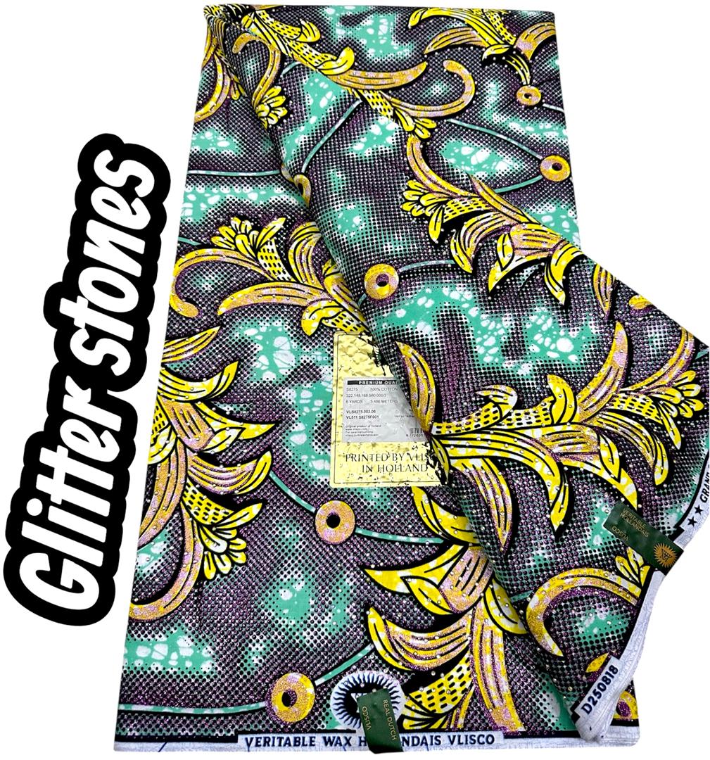 Emerald Green & Gold Floral