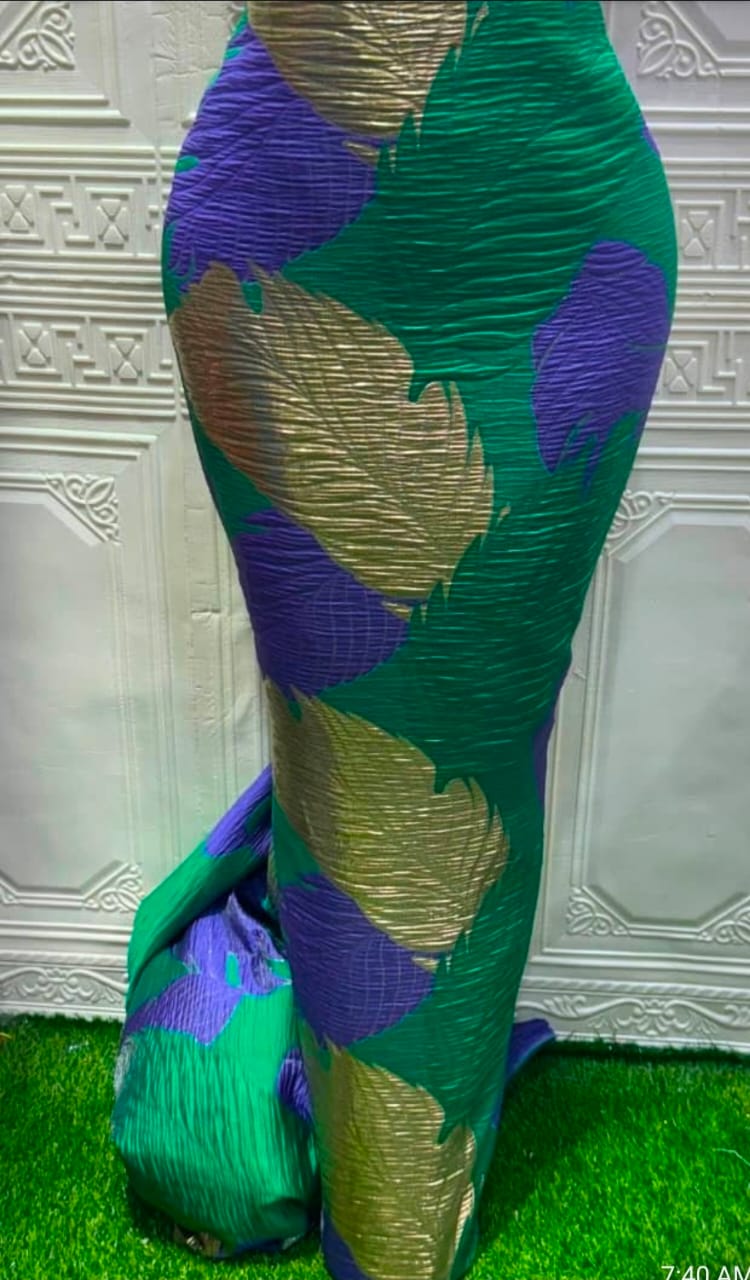 Emerald Green / Purple / Gold
