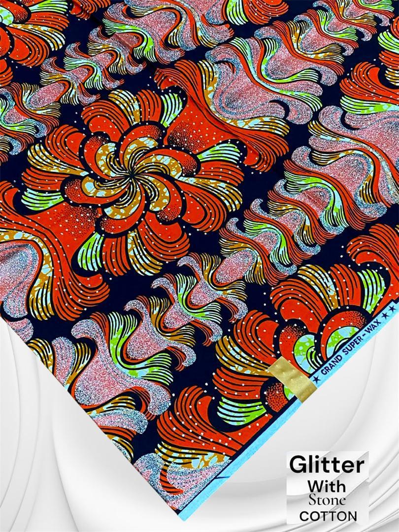Orange Multi Floral
