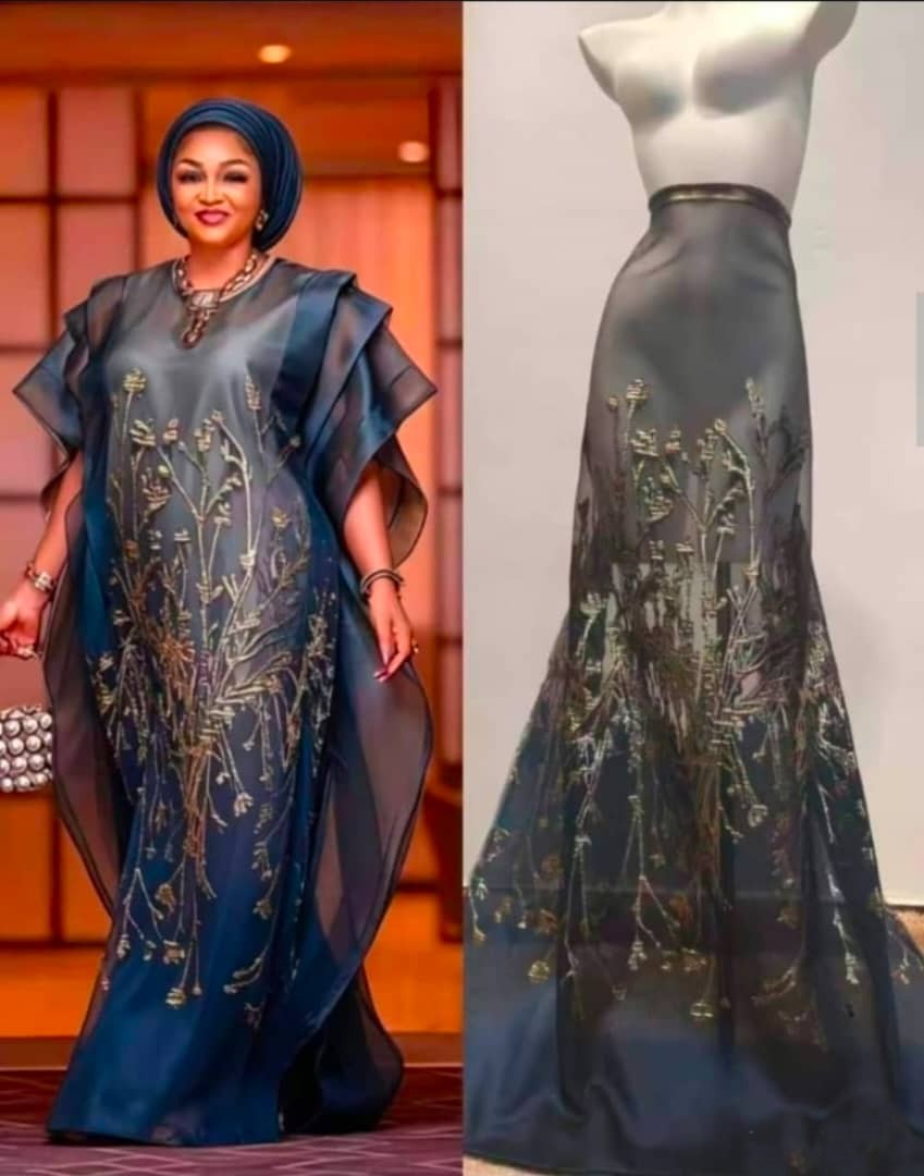 dark grey/black transitioning to deep blue
