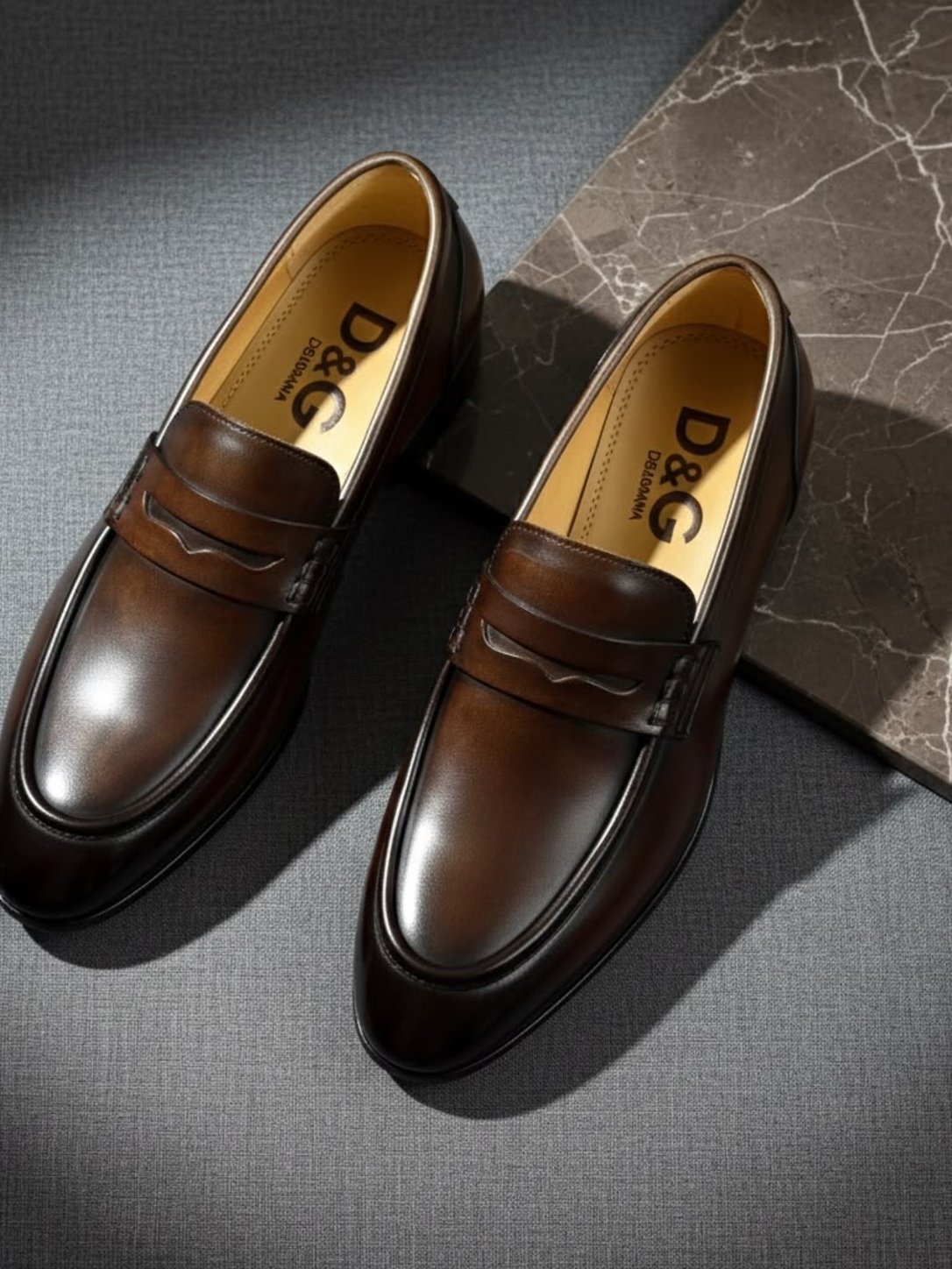 Chestnut Brown Leather Penny Loafer